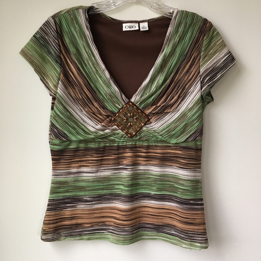 Cato Top with Cap Sleeves
